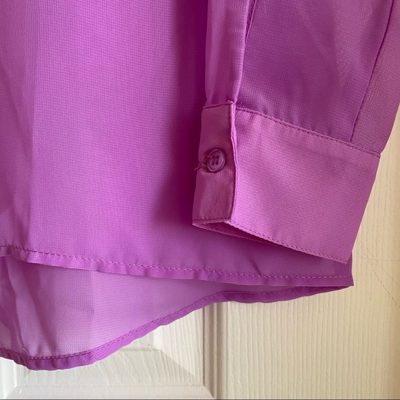 Nasty Gal - Chiffon Button-up Top - Picture 4 of 7